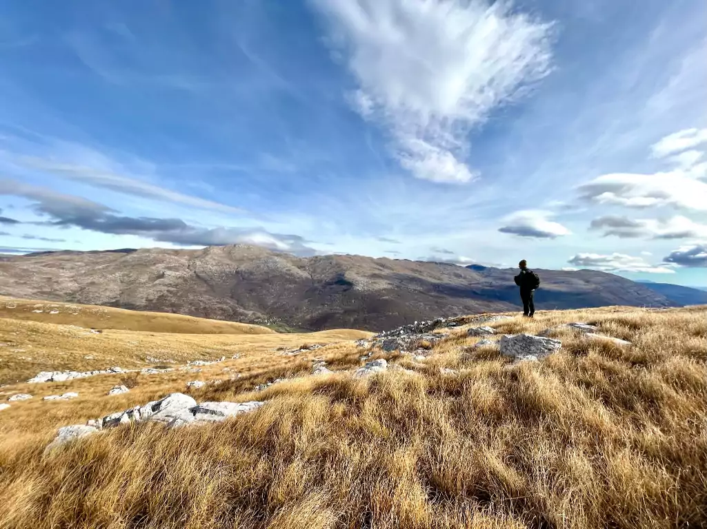 Vítek in Dinara mountains near the Croatian-Bosnian border