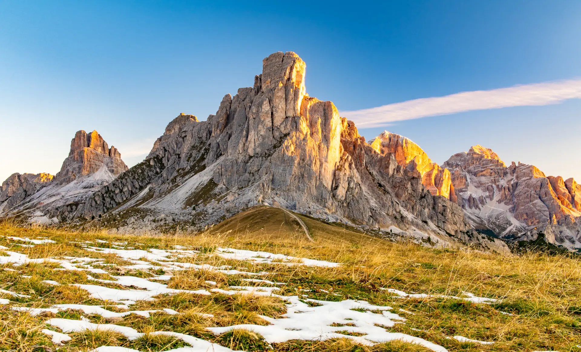Ra Gusela seen from Passo Giau.