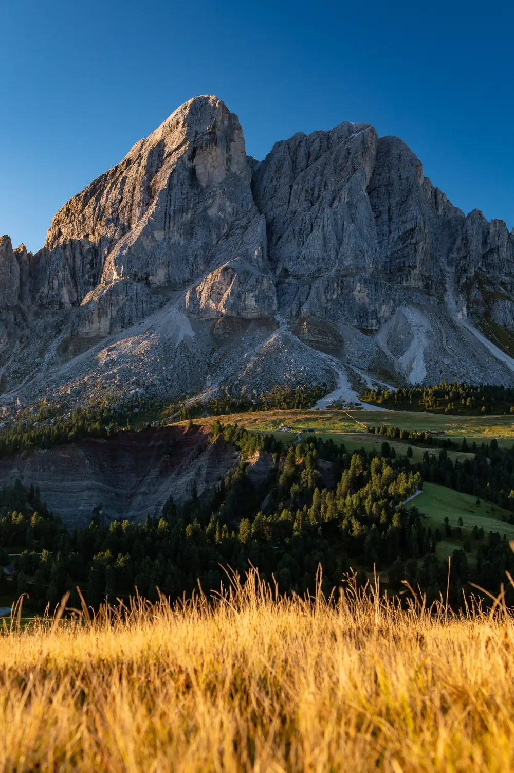 Peitlerkofel seen from the Wurzjoch circuit.